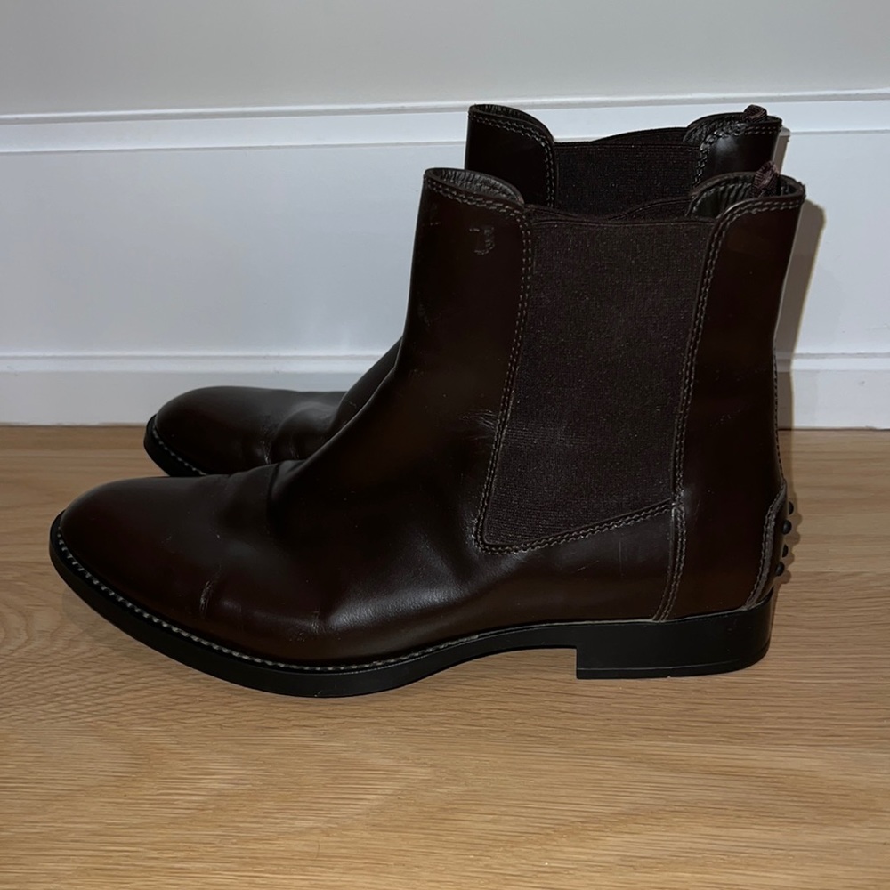 Tod Brown Leather Boots